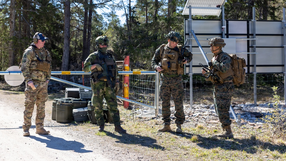 U.S. Marines, Airmen, Swedish Armed Forces execute dry-fire training with Finnish F-18s