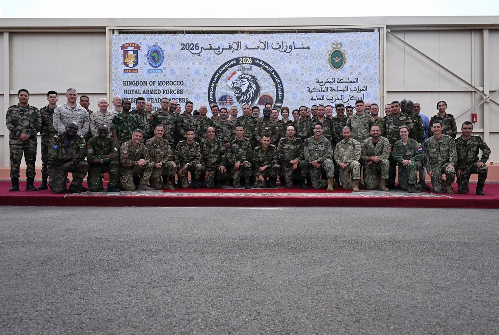 US service members participate in multinational academics during African Lion 26