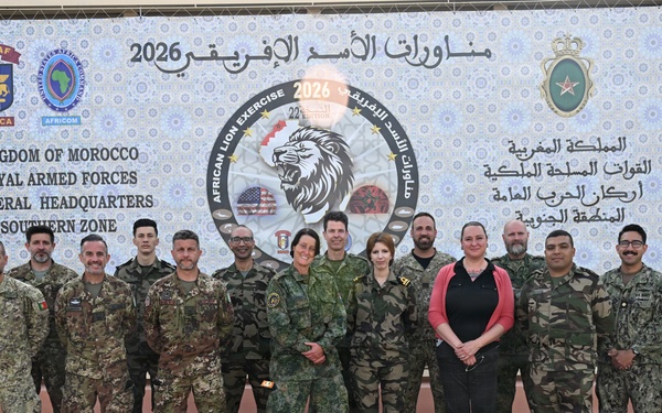 US service members participate in multinational academics during African Lion 26