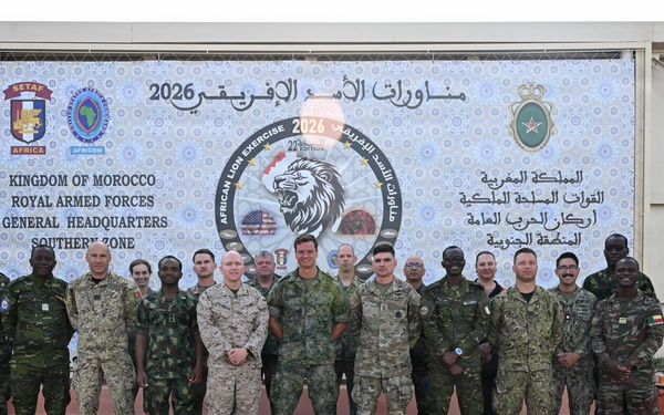 US service members participate in multinational academics during African Lion 26