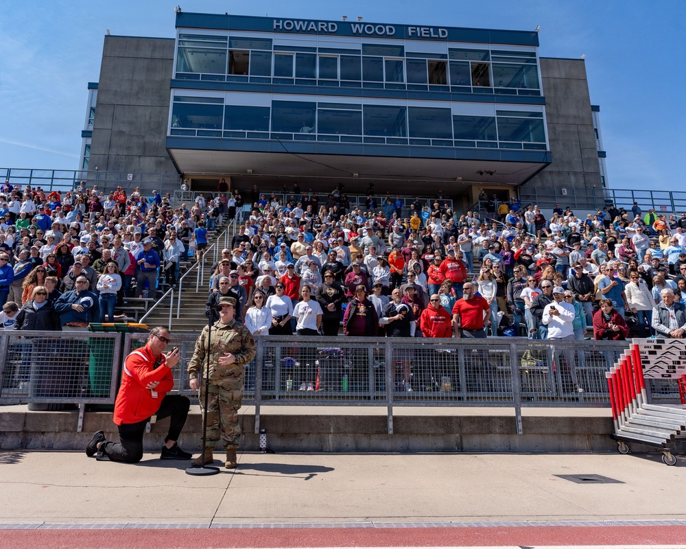 114th Fighter Wing conducts flyover for 101st Annual Howard Wood Dakota Relays