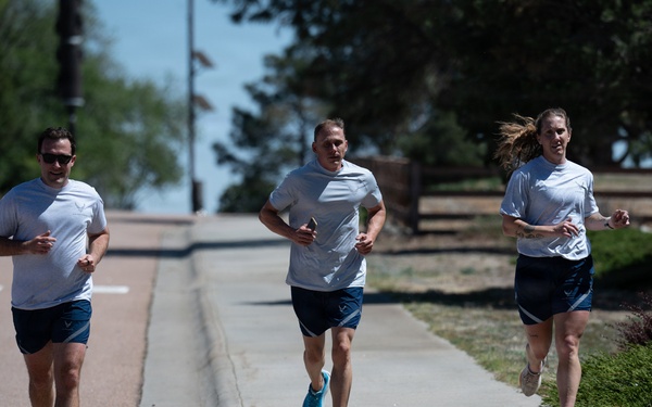 Airmen Run to Honor Fallen Members of ‘Port Dawg’ Community