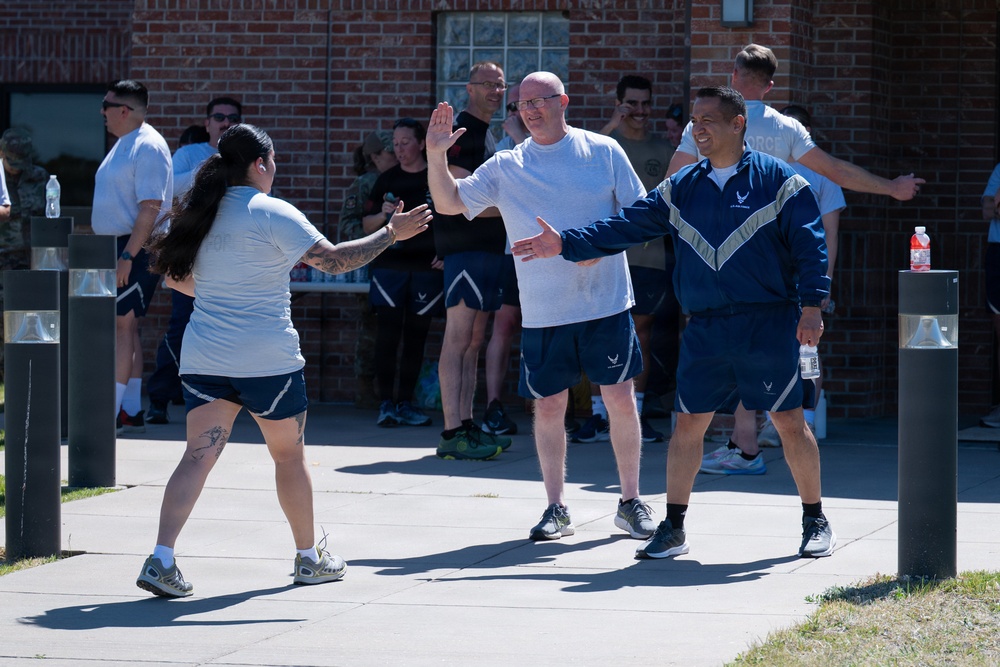 Airmen Run to Honor Fallen Members of ‘Port Dawg’ Community