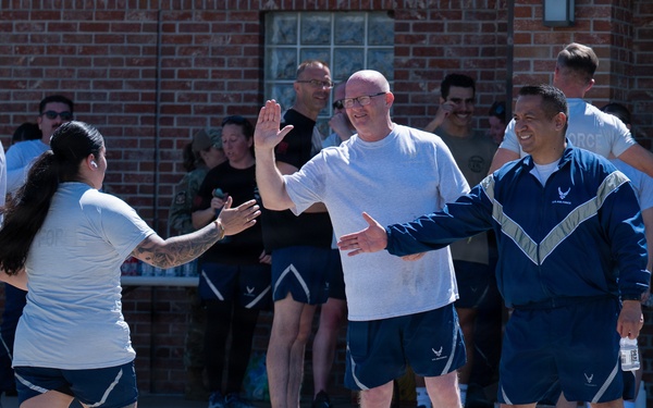 Airmen Run to Honor Fallen Members of ‘Port Dawg’ Community