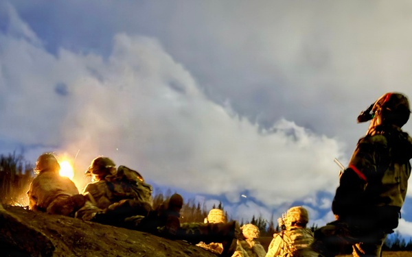 Spartan Brigade Executes Company Live-Fire Exercise at JBER