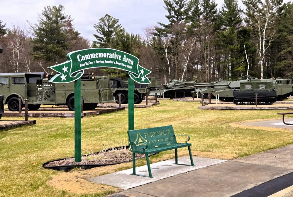 April views at Fort McCoy's historic Commemorative Area
