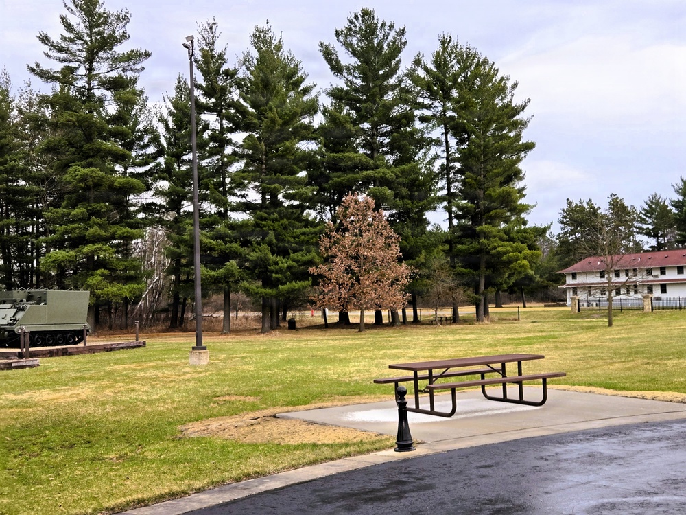 April views at Fort McCoy's historic Commemorative Area