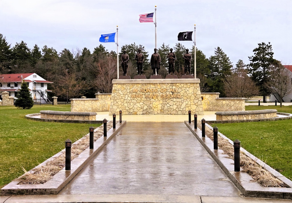 April views at Fort McCoy's historic Commemorative Area