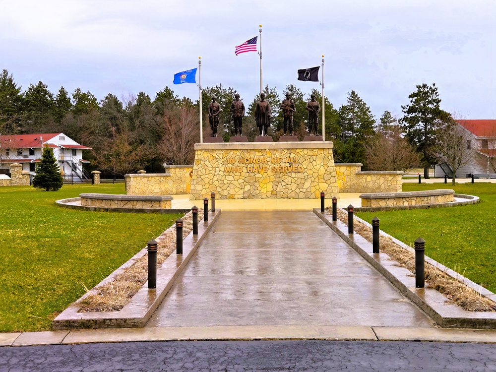 April views at Fort McCoy's historic Commemorative Area