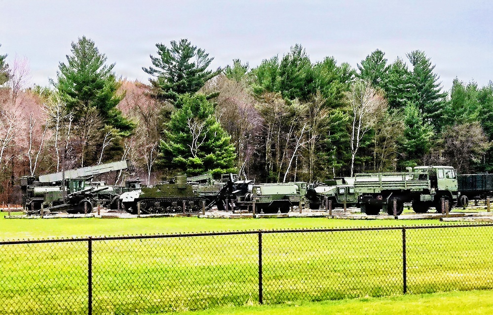 April views at Fort McCoy's historic Commemorative Area