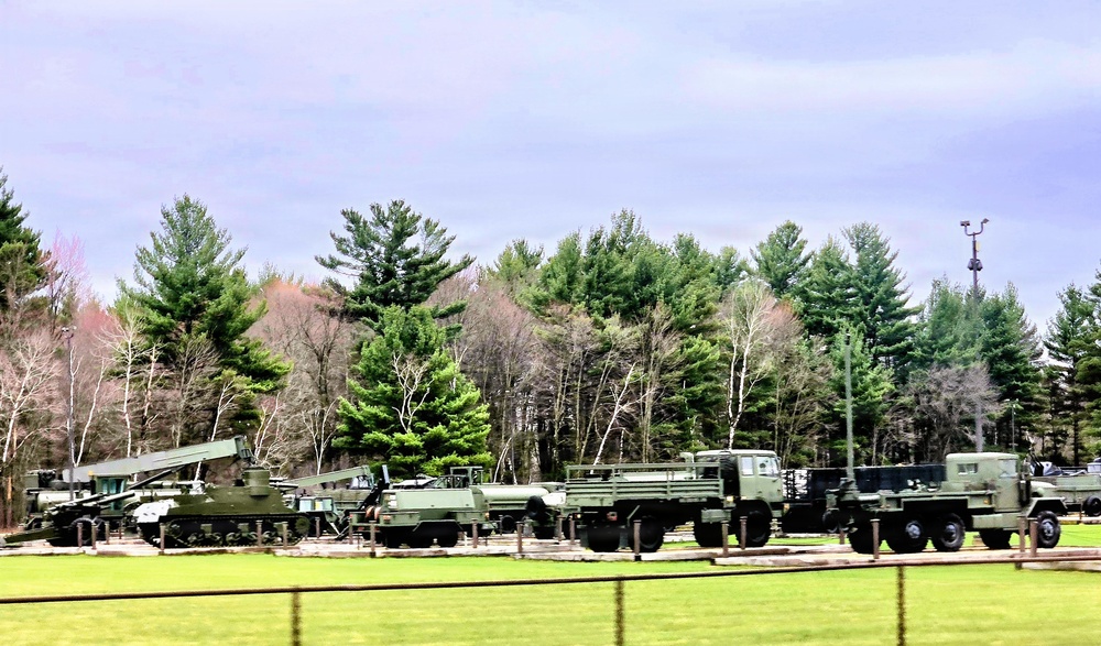 April views at Fort McCoy's historic Commemorative Area