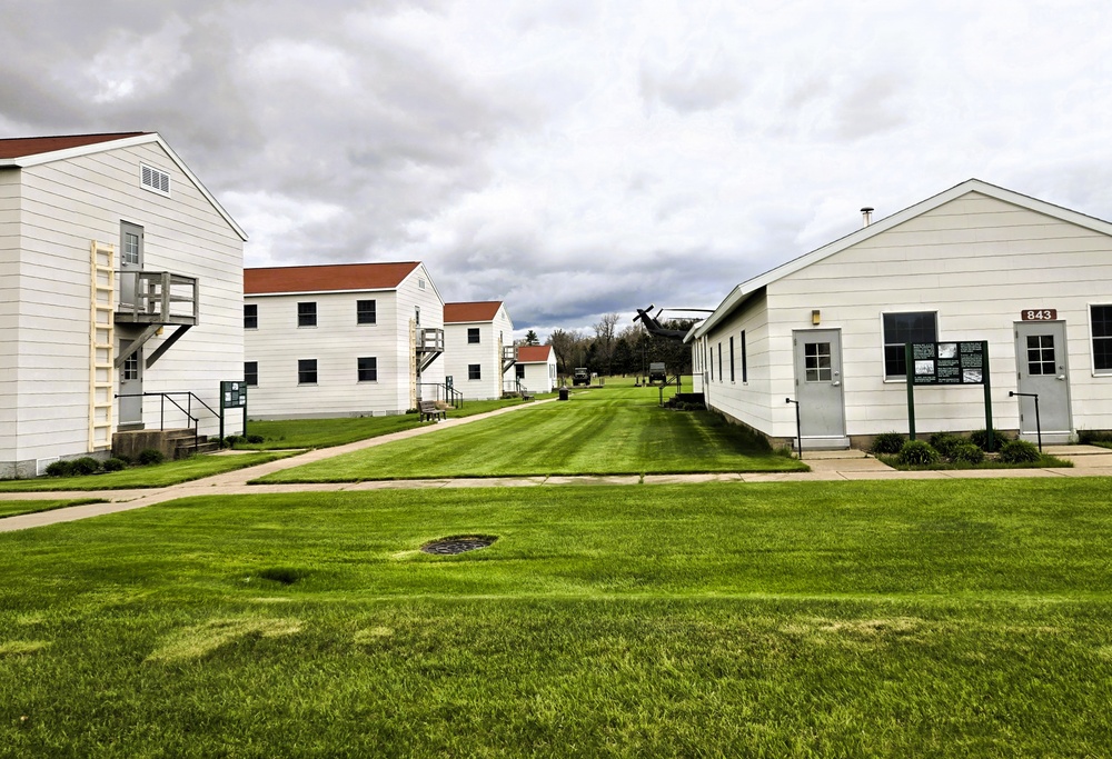 April views at Fort McCoy's historic Commemorative Area