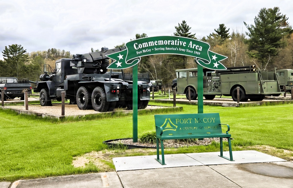 April views at Fort McCoy's historic Commemorative Area