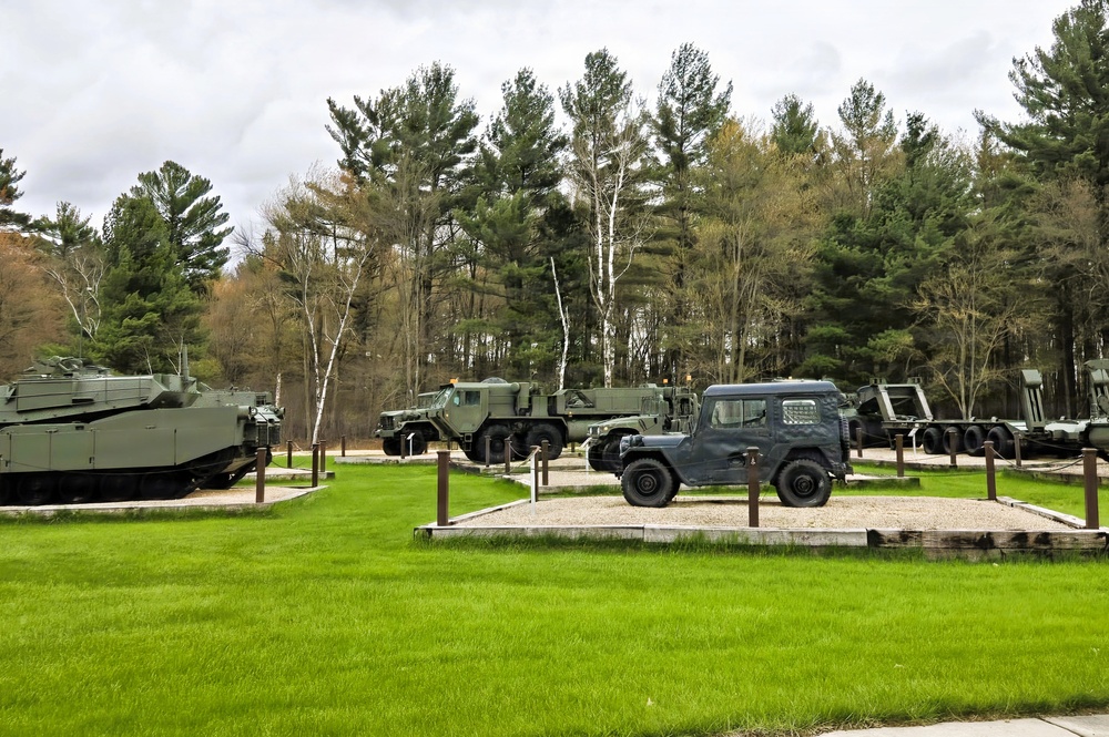 April views at Fort McCoy's historic Commemorative Area