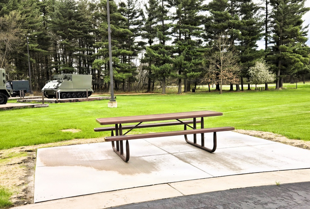 April views at Fort McCoy's historic Commemorative Area
