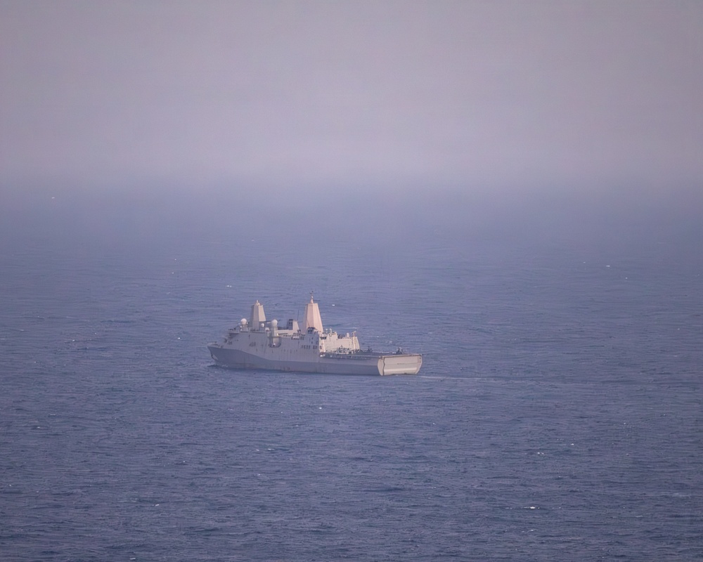 USS New Orleans Enforces Maritime Blockade