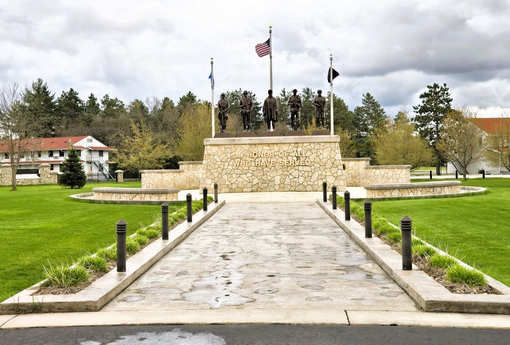 April views at Fort McCoy's historic Commemorative Area