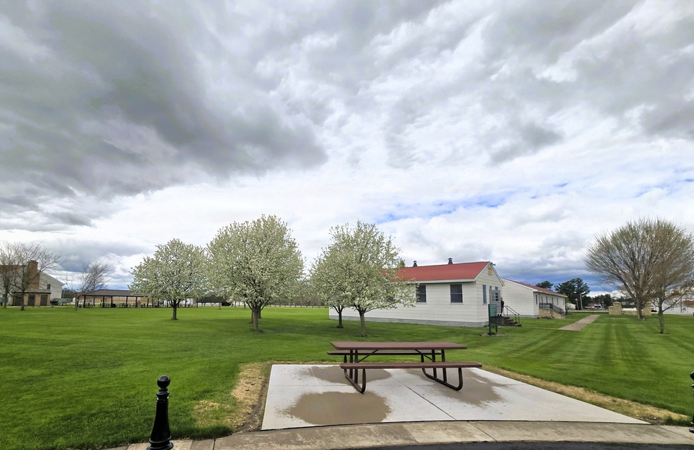 April views at Fort McCoy's historic Commemorative Area