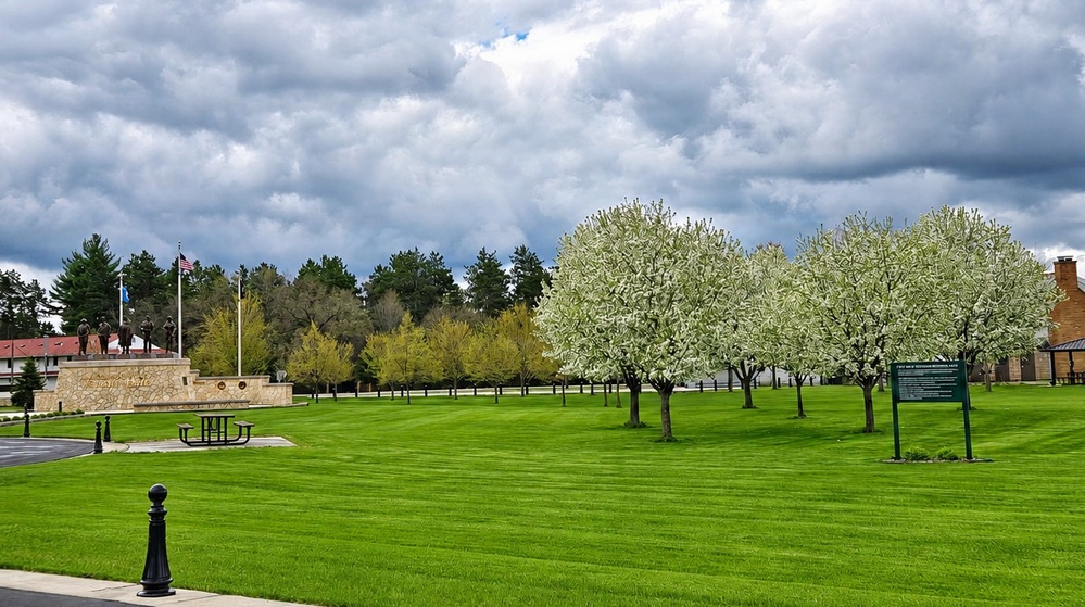 April views at Fort McCoy's historic Commemorative Area