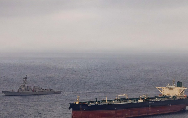 USS Rafael Peralta Enforces Maritime Blockade