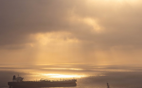 USS Rafael Peralta Enforces Maritime Blockade