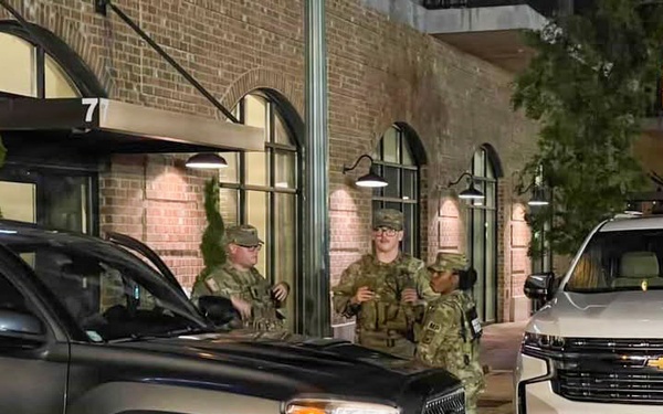 National Guard assists with traffic accident