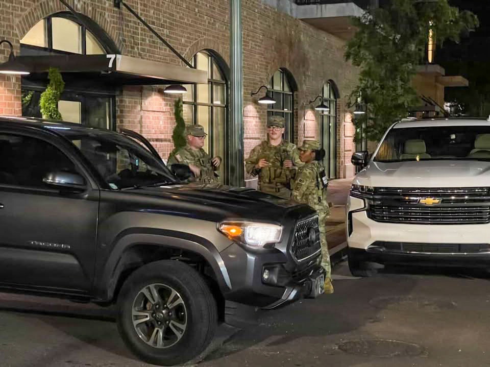National Guard assists with traffic accident