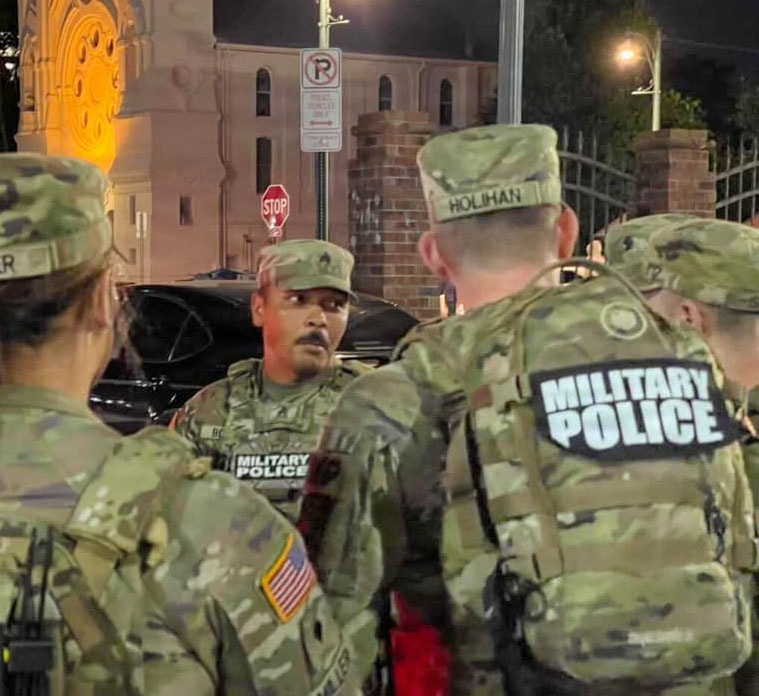 Tennessee National Guard prepares for Beale Street Patrol