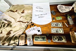 Artifacts from 617th Military Police Company time capsule discovered at Fort McCoy now on display at Fort McCoy History Center