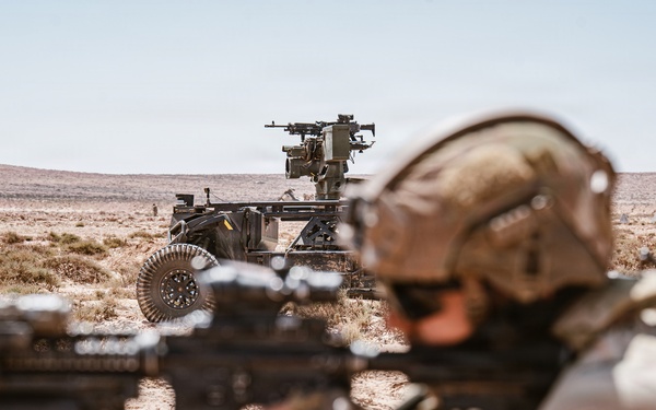 Sky Soldiers participating in African Lion 26 counterattack lane validate emerging breach tactics with robotic systems