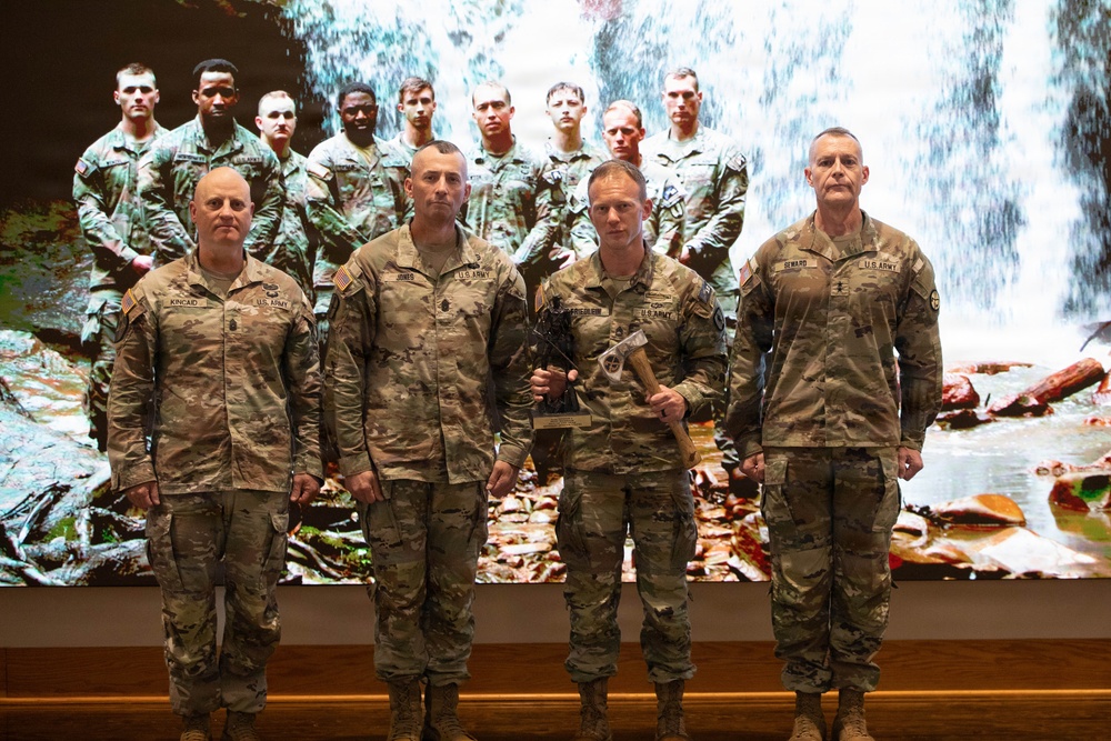 Finalists from Delaware, Maryland, Pennsylvania, Virginia, Washington, D.C., and West Virginia participate in the Region II Best Warrior Competition at Camp Dawson in Kingwood, West Virginia, May 4-7, 2026.