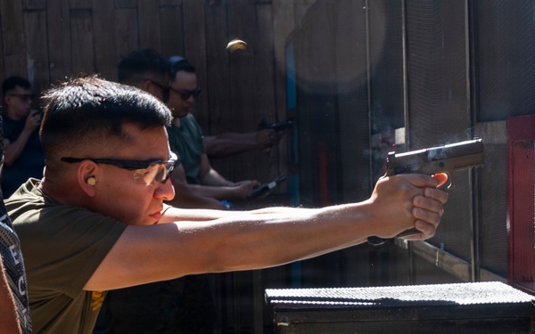 Balikatan 2026: U.S. Marines and AFP participate in a pistol competition