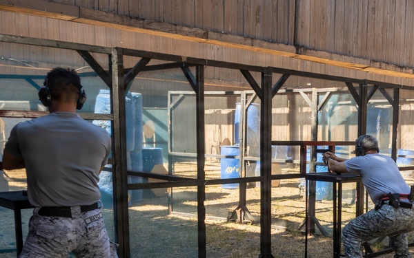 Balikatan 2026: U.S. Marines and AFP participate in a pistol competition