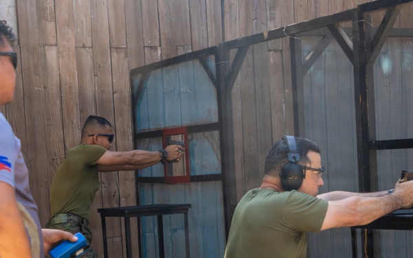 Balikatan 2026: U.S. Marines and AFP participate in a pistol competition