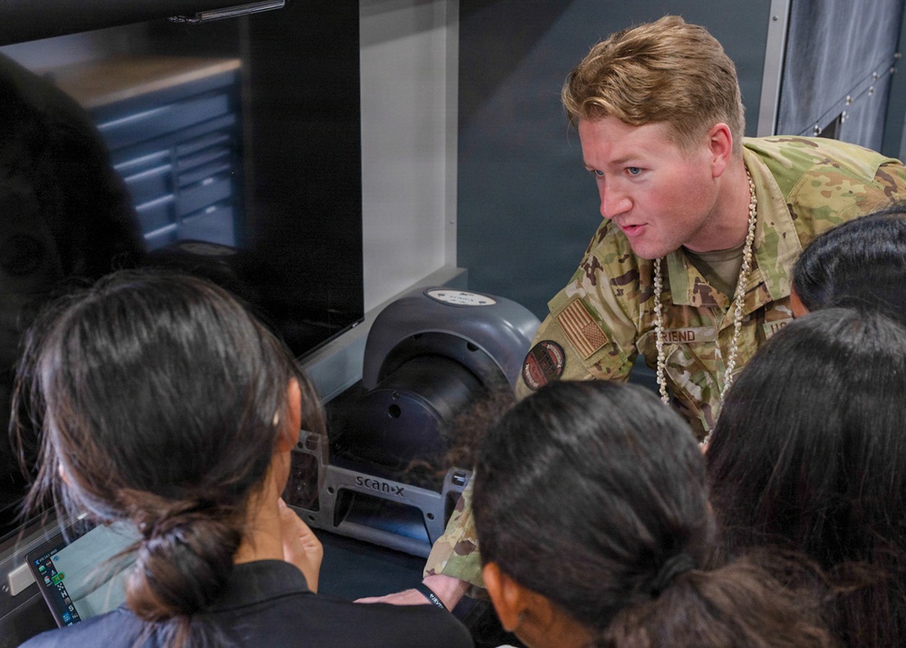 36th CES EOD team participates in Agueda I. Johnston Middle School Career Day