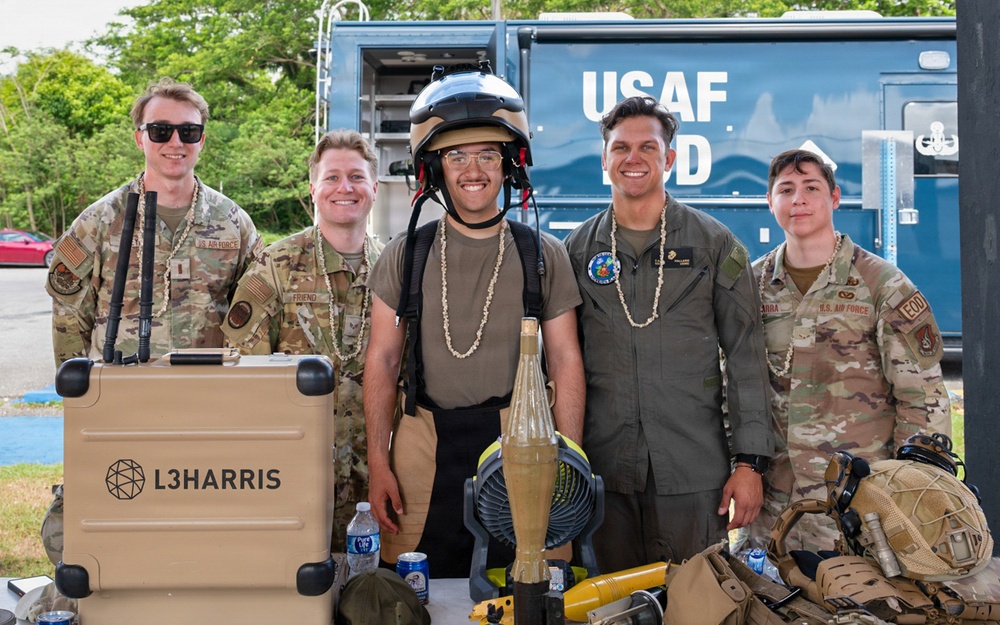 36th CES EOD team participates in Agueda I. Johnston Middle School Career Day