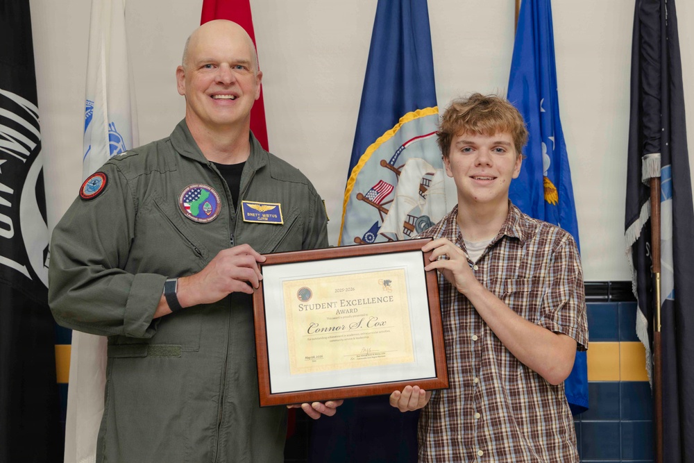Commander JRM awards 27th Annual Student Excellence Award to Guam High School Junior