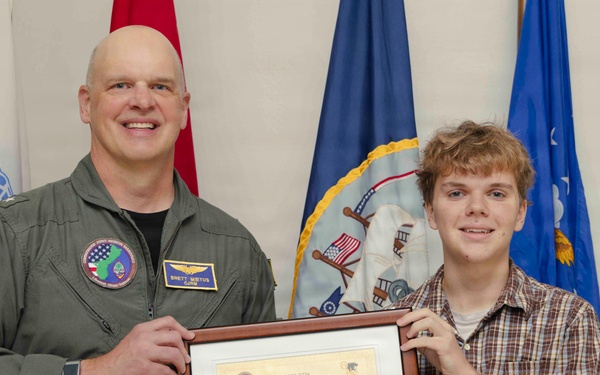 Commander JRM awards 27th Annual Student Excellence Award to Guam High School Junior
