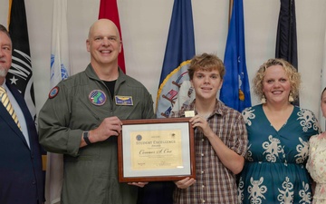 Commander JRM awards 27th Annual Student Excellence Award to Guam High School Junior