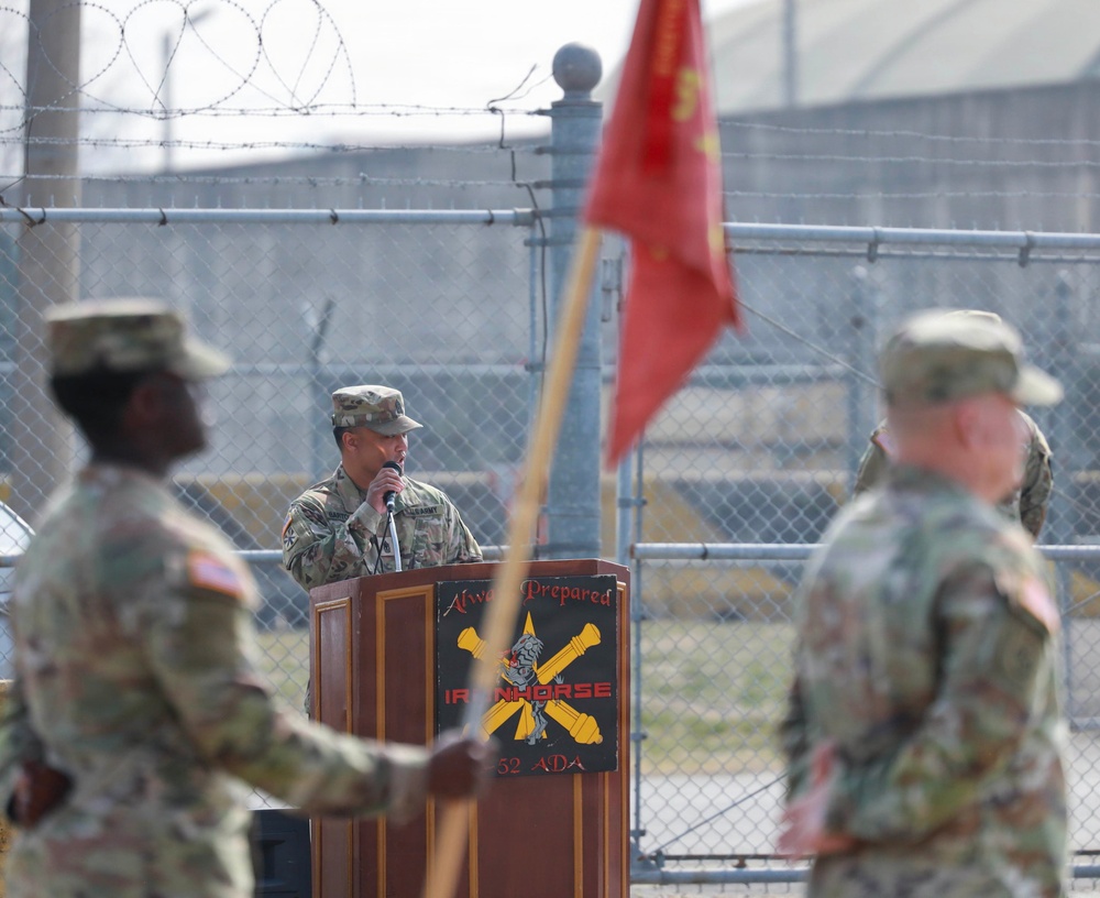 Leadership Transition: Delta Battery Conducts Change of Responsibility at Osan Air Base