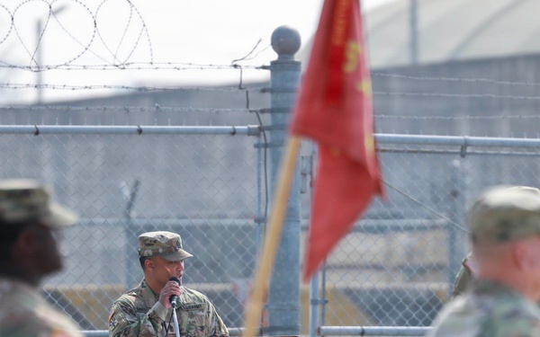 Leadership Transition: Delta Battery Conducts Change of Responsibility at Osan Air Base
