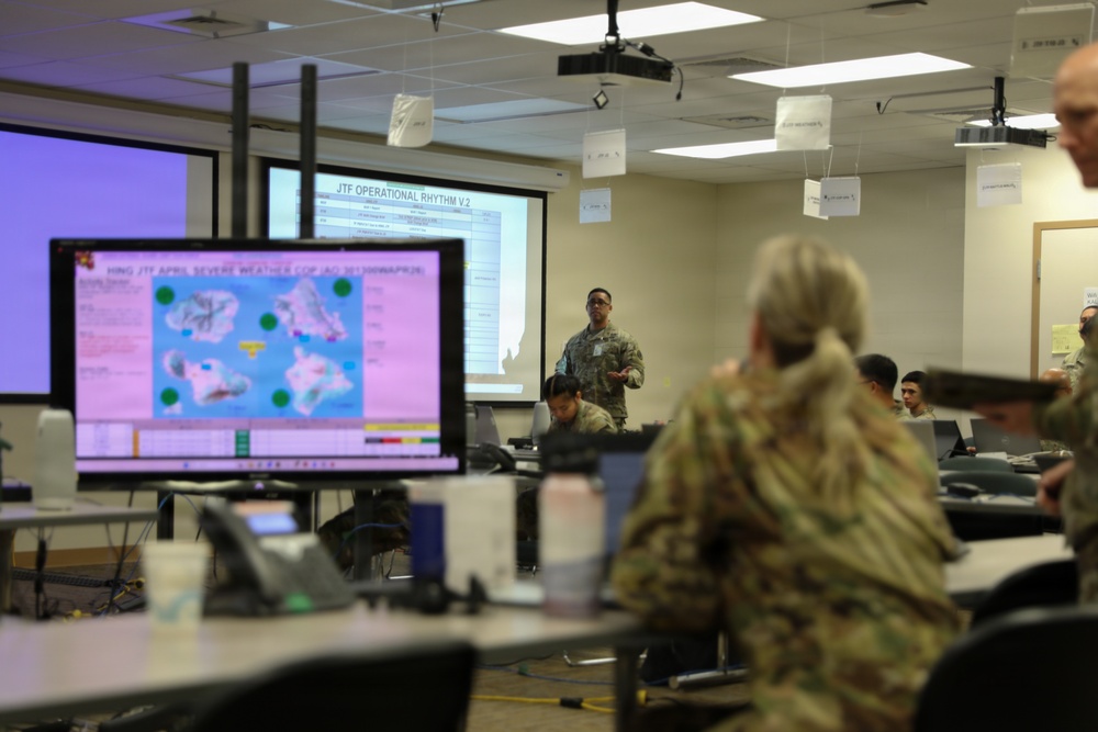 Hawaii National Guard participates in annual hurricane exercise