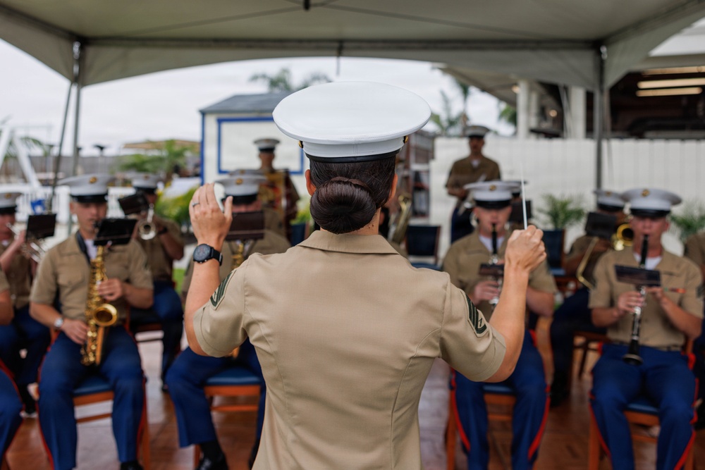 Marine Band San Diego Performs at Coronado Cays Yacht Club Opening Day Ceremony