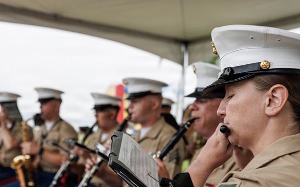 Marine Band San Diego Performs at Coronado Cays Yacht Club Opening Day Ceremony