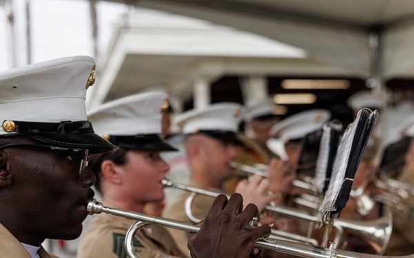 Marine Band San Diego Performs at Coronado Cays Yacht Club Opening Day Ceremony
