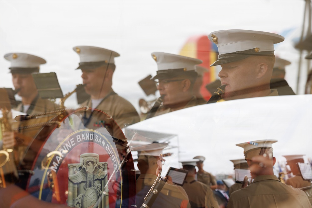 Marine Band San Diego Performs at Coronado Cays Yacht Club Opening Day Ceremony