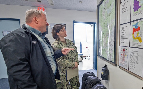 USNH Yokosuka leadership conducts readiness visits at Camp Fuji and Atsugi health clinics