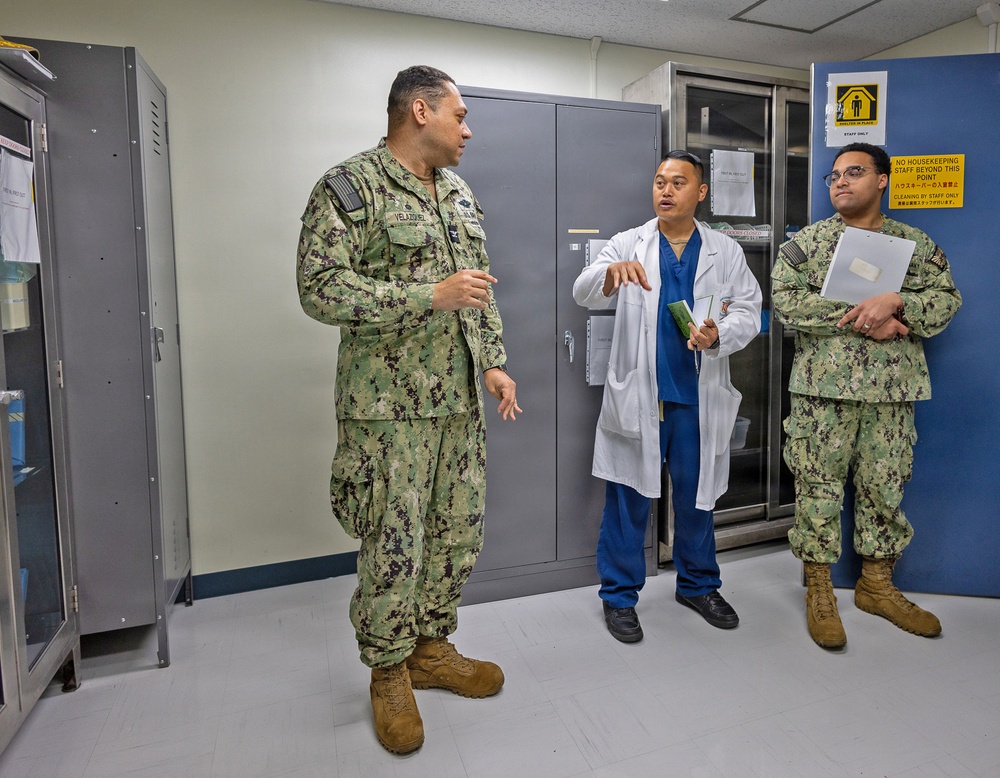 USNH Yokosuka leadership conducts readiness visits at Camp Fuji and Atsugi health clinics