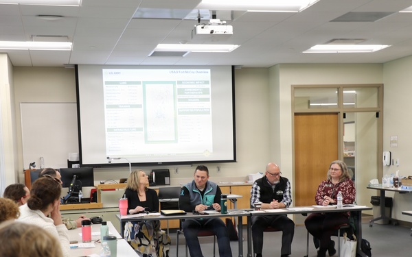 Fort McCoy employment experts connect with workforce partners during panel at Western Technical College