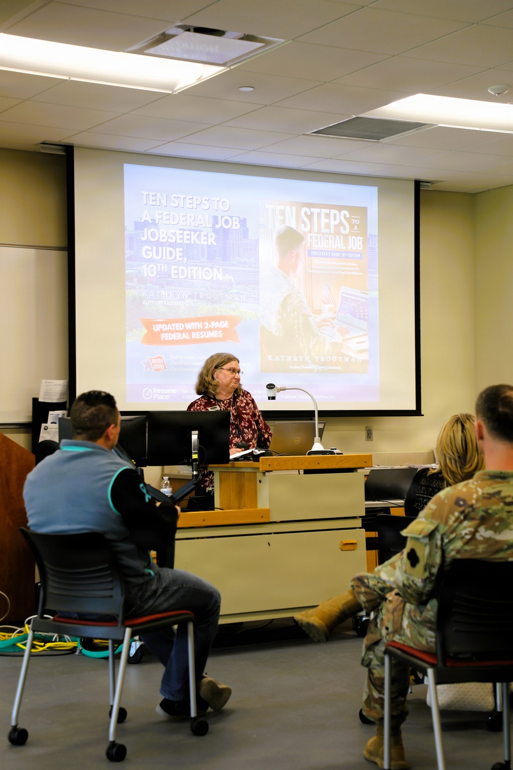 Fort McCoy employment experts connect with workforce partners during panel at Western Technical College
